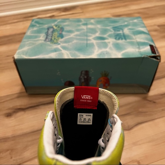Vans X SpongeBob Sk8-Hi Shoes - Picture 6 of 10